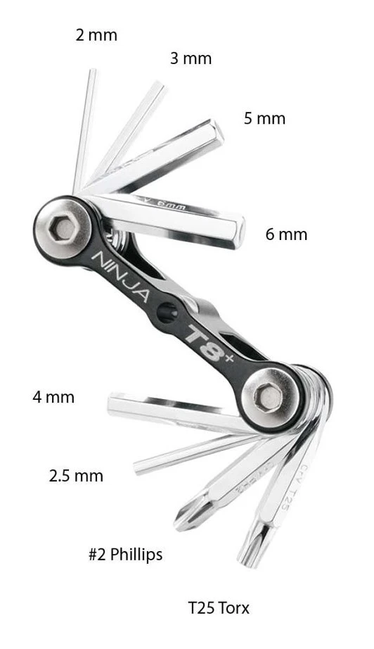 Topeak Ninja Master+ Toolbox T8 - Image 2