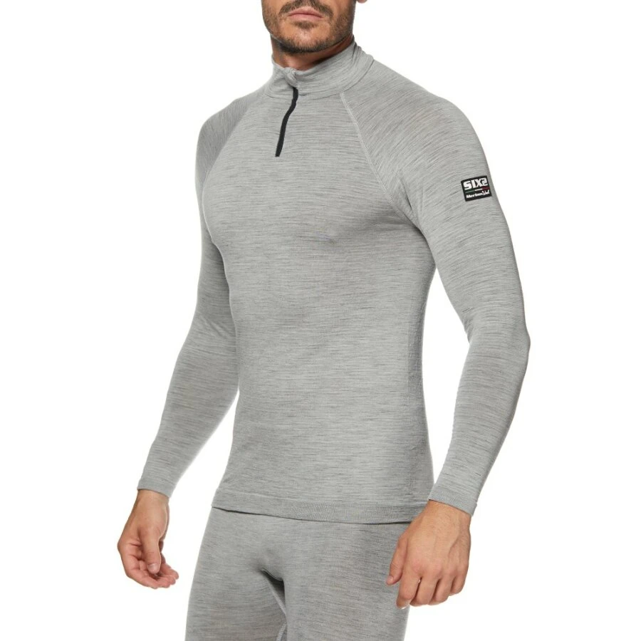 SIXS TS13 Merinos LS With Zipper T-shirt - Image 5
