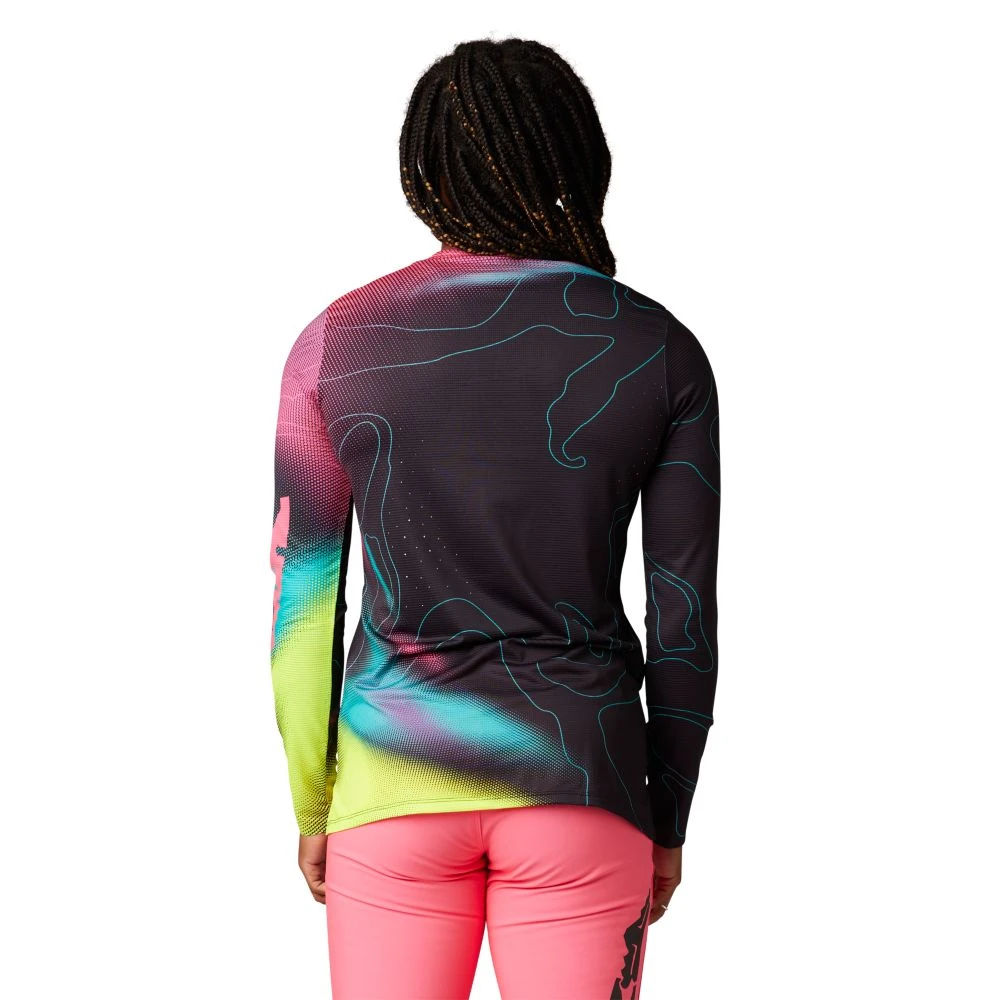 Fox Racing Fox Womens Flexair Ls Jersey Lunar - Image 3