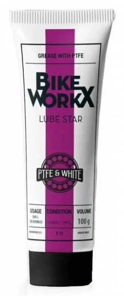 Bikeworkx Lube Star White