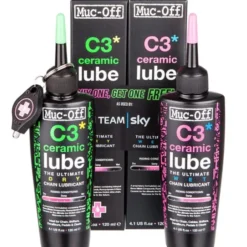 Muc-Off C3 Dry & Wet Lube Pack 2x120ml